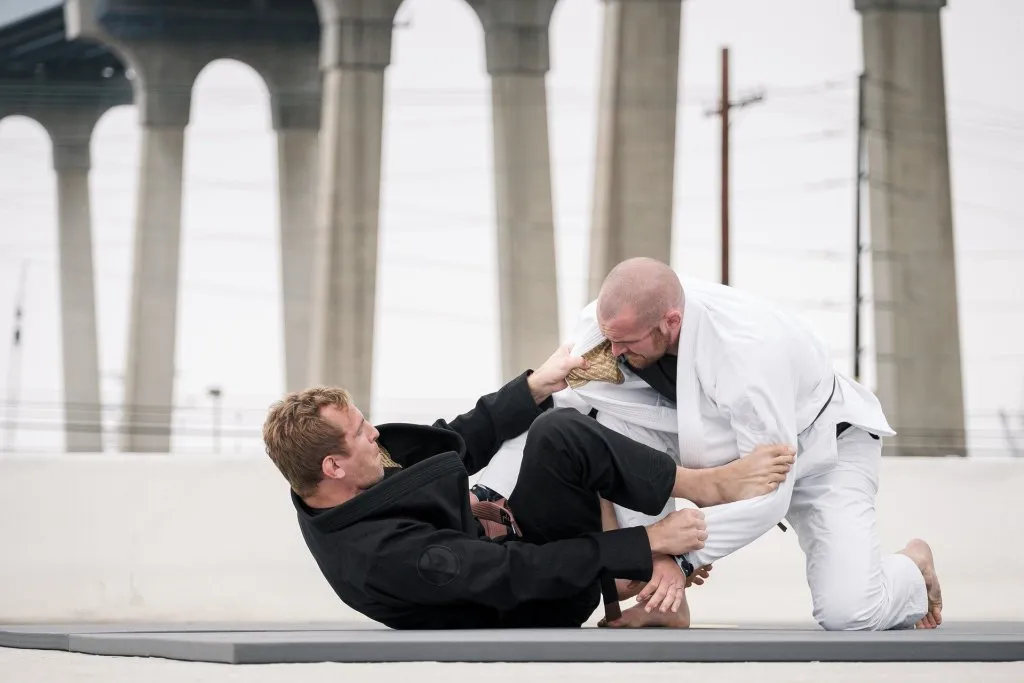 BJJ practitioners on the mat